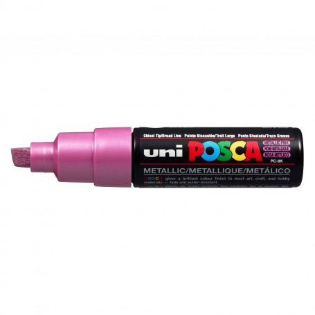 Rotulador Uni Posca Pc-8K Rosa Metálico