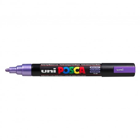 Rotulador Uni Posca Pc-5M Violeta Metalizado