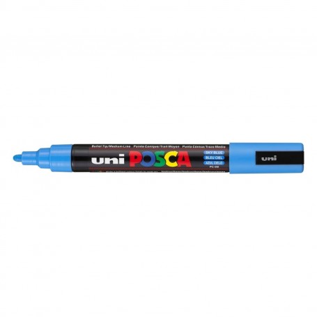 Rotulador Uni Posca Pc-5M Azul Cielo