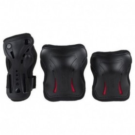 Sfr Essentials Triple Pad Set Black Protecciones