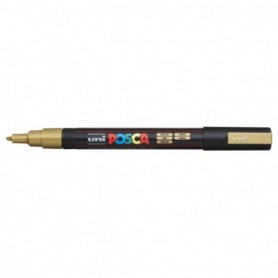 Rotulador Uni Posca Pc-3M Oro Metalizado