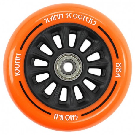 Slamm 100Mm Ny-Core Wheels Orange