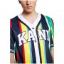 Camisa Karl Kani Serif Stripe Gaseball Shirt