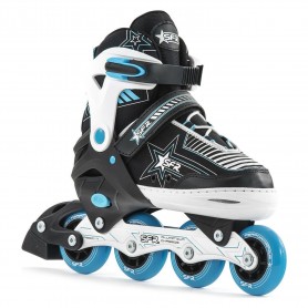 Patines Sfr Pulsar Ajustable Childrens inline skates Black-White-Blue Patines en linea