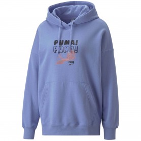 Sudadera Puma Downtown Oversized Graphic Hoodie