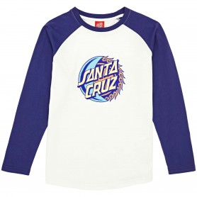 Camiseta Santa Cruz Youth L/S Tee Eclipse Front Baseball Top