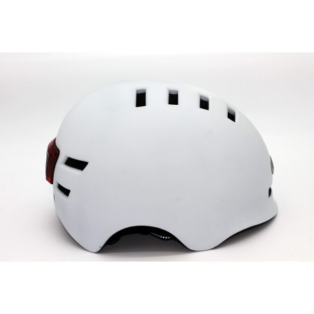9Tr Urban Urban Helmet With Lights White Casco