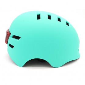 9Tr Urban Helmet With Ligths Turquesa Casco