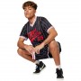 Pantalon Corto Fubu Varsity Pinstriped Mesh Shorts