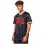 Camiseta Fubu Varsity Pinstriped Mesh