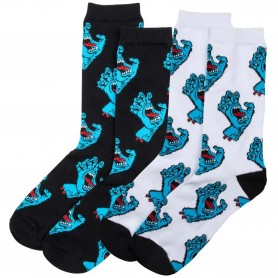 Calcetines Santa Cruz Youth Socks Multi Hand 2Pasck