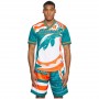 Camiseta Mitchell & Ness Nfl Jumbotron 3,0 Mesh V-Neck Miami Dolphins