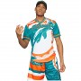 Camiseta Mitchell & Ness Nfl Jumbotron 3,0 Mesh V-Neck Miami Dolphins