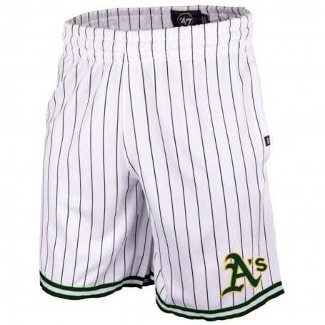 Pantalon Corto 47 Brand Pinstriped Grafton Oakland Athletics Shorts Men