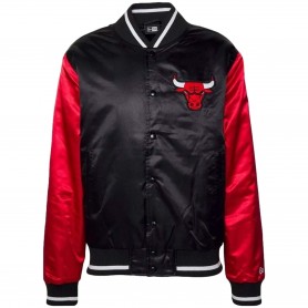 Chaqueta New Era Nba Satin Bomber Chicago Bulls