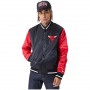 Chaqueta New Era Nba Satin Bomber Chicago Bulls