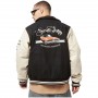 Abrigo Sean John Script Logo Retro Car College Jacket