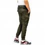 Pantalon Largo Reell Reflex Rib Cargo Olive Cold Dye