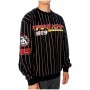 Sudadera Karl Kani Kk Woven Signature Kani Night Rider Pinstripe Crew