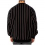 Sudadera Karl Kani Kk Woven Signature Kani Night Rider Pinstripe Crew