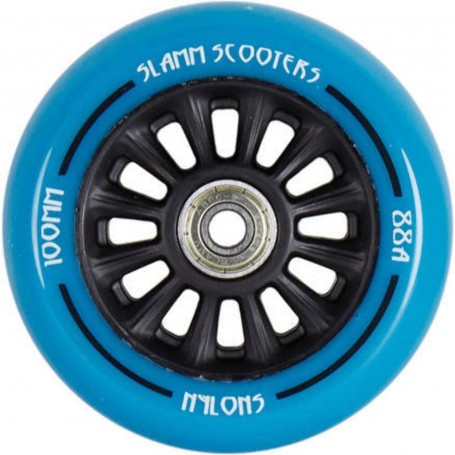 Slamm 100Mm Ny-Core Wheels Blue