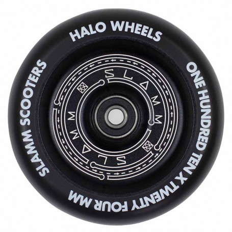 Slamm  Halo 110Mm Deep Dish Wheels Black