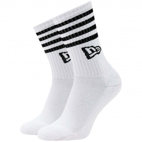 Calcetines New Era Stripe Crew Sock Ne White