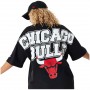 Camiseta New Era Nba Large Grphc Bp Os Tee Chicago Bulls