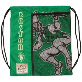 Mochila Mitchell & Ness Nba Team Logo Cinch Bag Boston Celtics