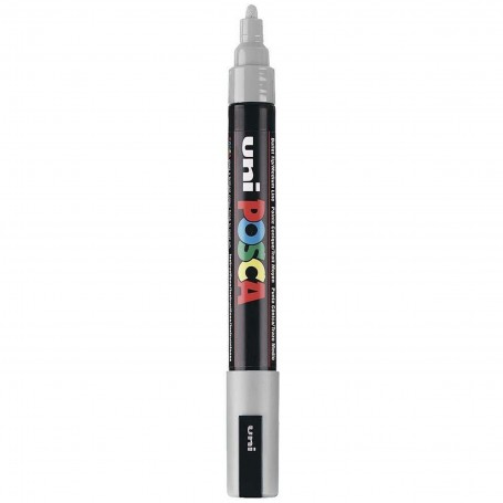 Uni Rotulador Uni Posca Pc-5M Plata