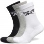 Calcetines Reebok Core Crew 3Pp Socks White Grey Black