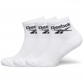 Calcetines Reebok Ankle 9Pp Socks Side Logo White