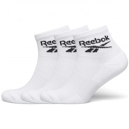 Calcetines Reebok Ankle 9Pp Socks Side Logo White