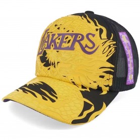 Gorra Mitchell & Ness Nba Asian Heritage 6.0 Trucker Hwc Los Angeles Lakers