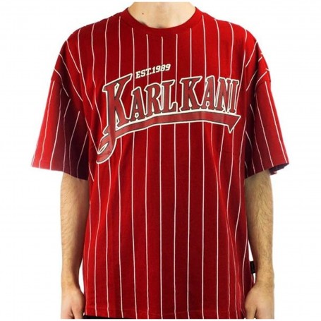 Camiseta Karl Kani Kk Trekking Boxy Pinstripe Tee