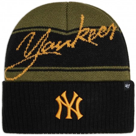 Gorro 47 Brand Striped Signature Cuff Beanie New York Yankees