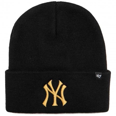 Gorro 47 Brand Cuff Beanie Metallic Logo New York Yankees