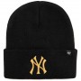 Gorro 47 Brand Cuff Beanie Metallic Logo New York Yankees