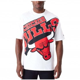 Camiseta New Era Nba Large Wrdmrk Os Tee Chicago Bulls