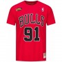 Camiseta Mitchell & Ness Chicago Bulls Dennis Rodmann Name & Number Tee