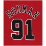 Camiseta Mitchell & Ness Chicago Bulls Dennis Rodmann Name & Number Tee