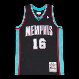 Camiseta Mitchell & Ness Nba Dark Jersey Grizzlies 2008 Pau Gasol