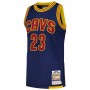 Camiseta Mitchell & Ness Nba Blue Alternate Jersey Cleveland Cavalies 2015 Lebron James