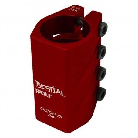 Bestial Wolf Octopus 4 Clamp Red