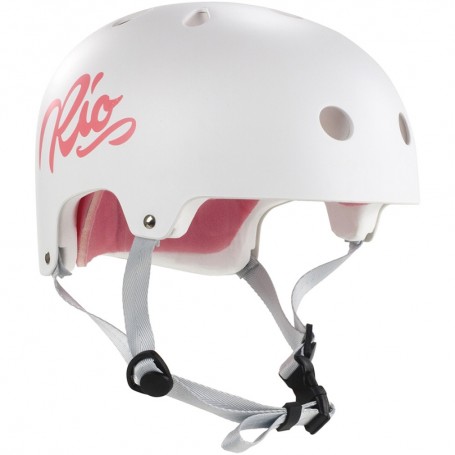 Casco Rio Roller Script Helmet Matt White