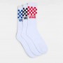 Calcetines Vans Classic Check Crew 3Pack White