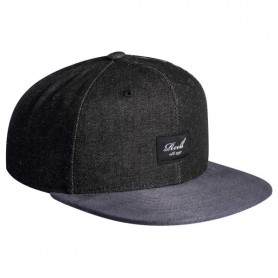 Gorra Reell Suede Cap Black Denim