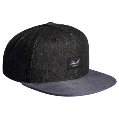 Gorra Reell Suede Cap Black Denim