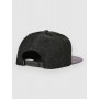 Gorra Reell Suede Cap Black Denim