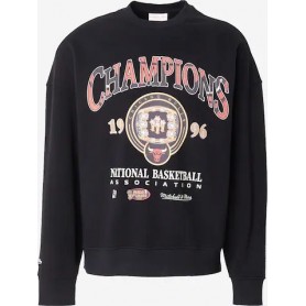 Sudadera Mitchell & Ness NBA Chanpionship Rings Crew Chicago Bulls